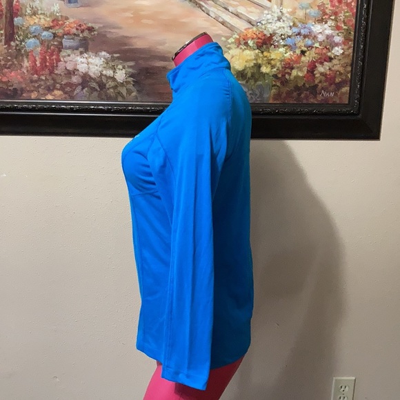 Puma Dry Cell Half Zip Running Jacket Blue White - Picture 2 of 8